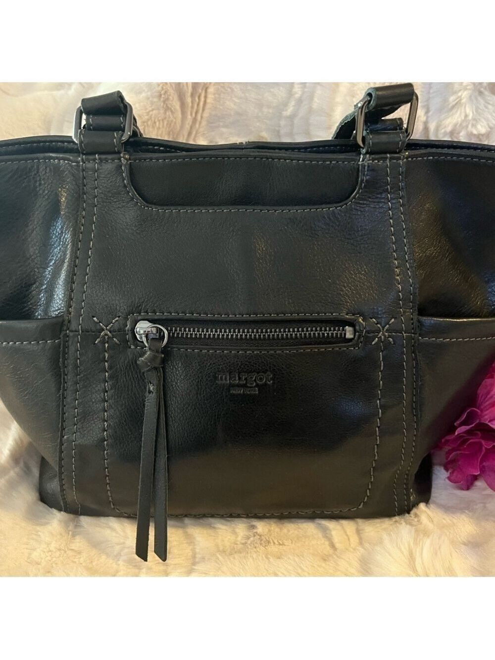Margot, New York leather bag. - Picture 2 of 12
